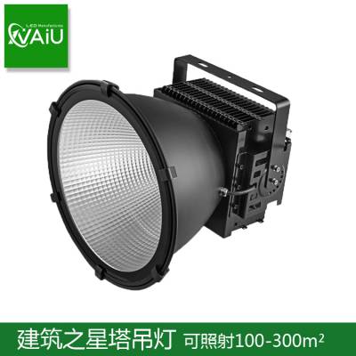 篮球场照明灯500W 600W 800WLED鳍片工矿灯防水探照灯