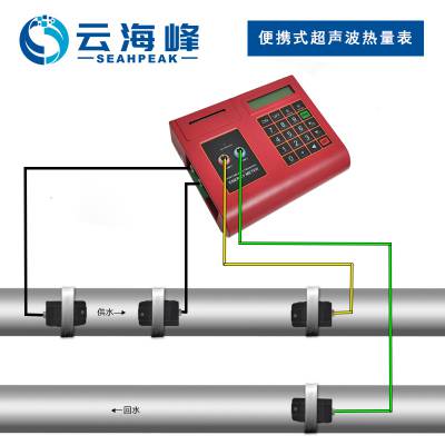 陕西西安新城区云海峰手持便携式外夹型超声波热量表