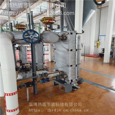 供应换热器保温套 热力站隔热套 可拆卸罩 气凝胶保温衣 节能
