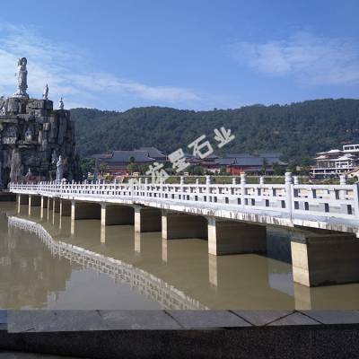 河道石材护栏 河道花岗岩护栏 石雕栏杆加工厂