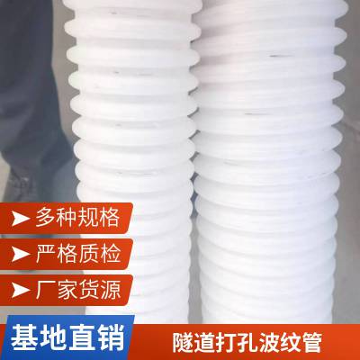 DN/ID50隧道用排水盲管 内径100mm铁标防结晶双壁打孔波纹管