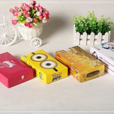 广告抽纸盒设计制作 礼品盒印刷 纸盒蛋糕盒定制