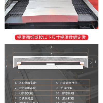 康城KMC-L850机床护板/友嘉FV1000A加工中心Y轴前后防护罩