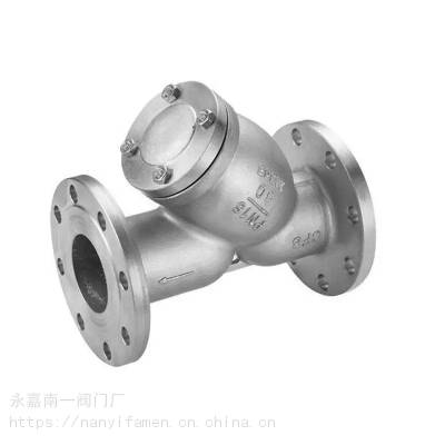 Y型法兰过滤器 GL41H-10P 不锈钢Y型过滤器 GL41W适用介质可为水，油、气。