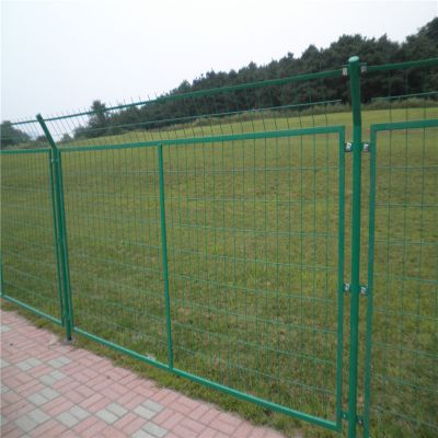 浸塑道路护栏优盾边框式防攀焊接片网框架隔离栅