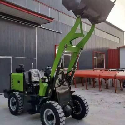 多功能小型装载机家用装粮小铲车清理垃圾矮棚小铲车
