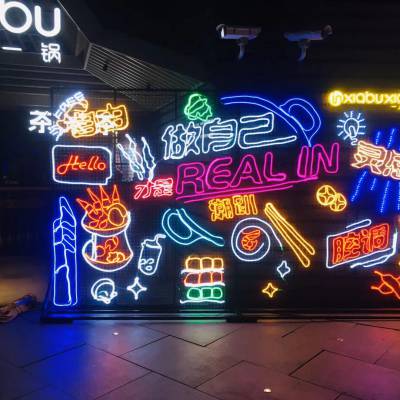 网红墙 网红馆 网红道具 厂家直销 一首货源