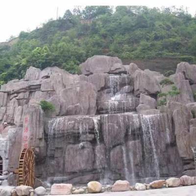 丰岩景观仿木栏杆重庆小区假山塑石设计耐腐蚀