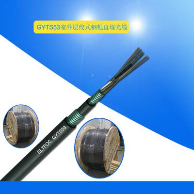 ELT直埋式钢带双铠层绞式光缆GYTS53