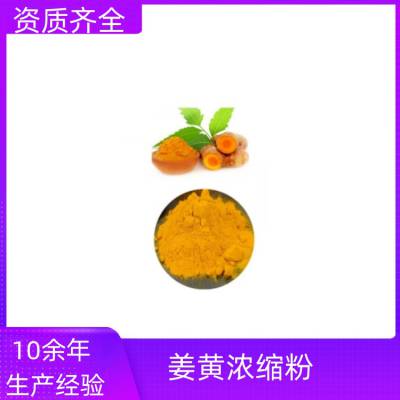 姜黄浓缩粉 粉质细腻 喷雾干燥工艺 流动性好 质量稳定 支持拿样