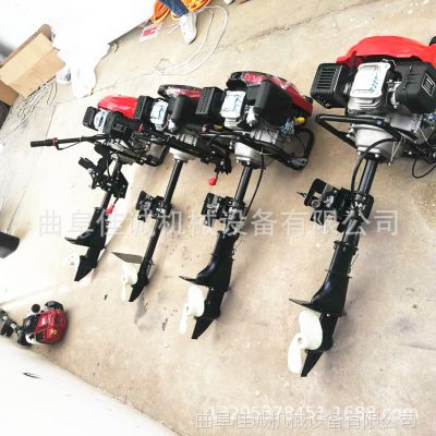 汽油四冲程6.5马力船外机无噪音船用推进器高速进退档舷外机