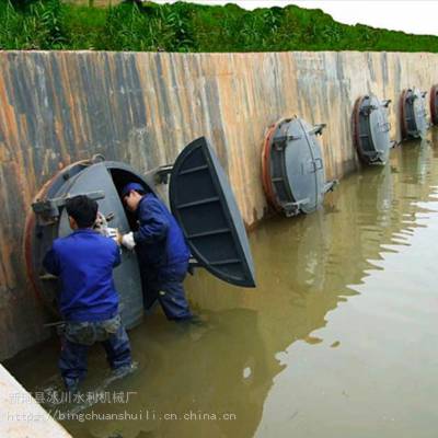 开封铸铁拍门dn800mm规格型号尺寸表