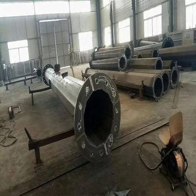10kv电力钢杆二十米的金属电线杆35kv钢杆规格型号