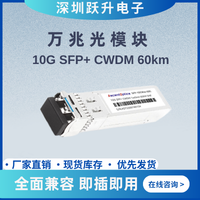 ׹ģ10G SFP+ CWDM DFB 60KM˫LCӿ