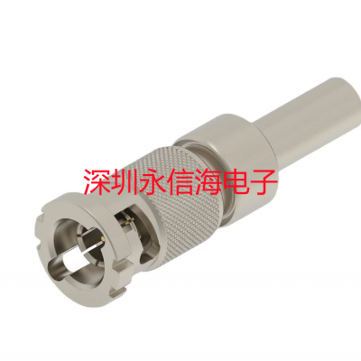 TE Connectiv 2446053-1 RF连接器/同轴连接器 High Density BNC Str Crimp Plug RG-179/U