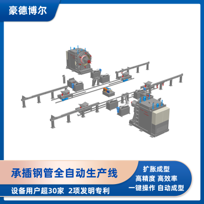承插钢管全自动生产线 承插口设备 扩径机 扩口设备