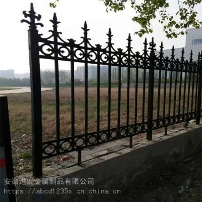 生产供应别墅铁艺围墙护栏 工厂锌钢围墙栏杆 方管围墙护栏