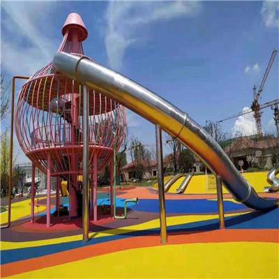 室外儿童滑梯 室外旋转滑梯 儿童游乐设备
