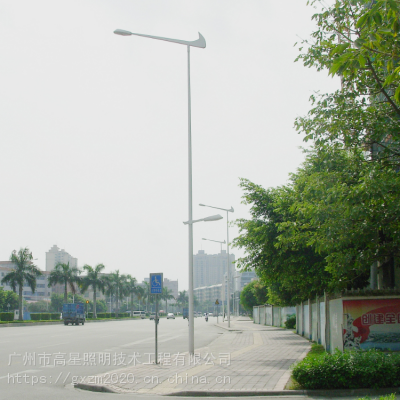 高低臂路灯杆 大小节灯杆 单臂路灯杆 LED灯杆生产厂家