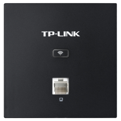 TP-LINK TL-AP1202I-PoE 薄款碳素黑方 AC1200双频无线面板式AP 碳素黑