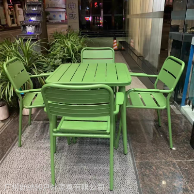 北京景区户外餐桌椅舒纳和户外铸铝桌椅舒适好用