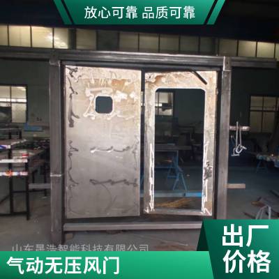 单轨吊无压气动风门 气动控制防突行车无压风门 煤矿井下阻隔瓦斯