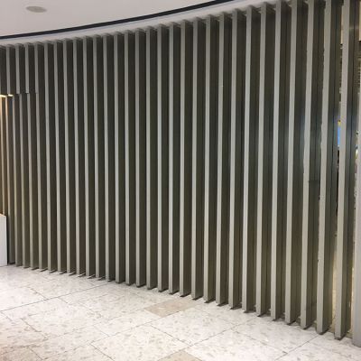 供应灰色铝方通背景墙铝格栅灰色铝格栅