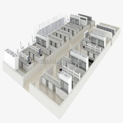 实验室设计平面图 实验室装修与设计 韶关洁净设备工程