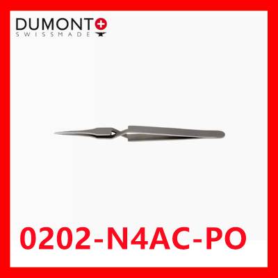 瑞士 Dumont 0203-N4AC-PO 瑞士精密显微抗毛细自锁尖头镊子N4AC