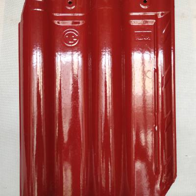 冠利屋顶琉璃瓦 防水陶瓷连锁瓦 波形s瓦 抗冻耐压自然环保