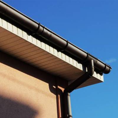 湖南武冈铝合金雨水槽pvc方形雨水管洋房天沟方便顾客