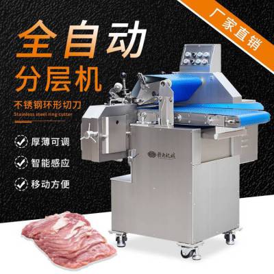 新鲜肉切片机分片机 全自动化猪肉牛肉分层机