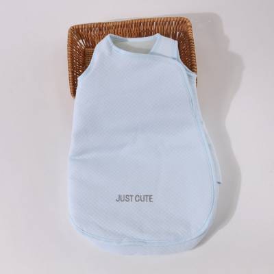新生儿宝宝背心式夹棉睡袋空气层抱被保暖襁褓抱毯