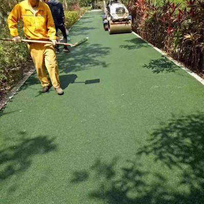 东莞沥青施工队 道路沥青修补 彩色沥青路面施工