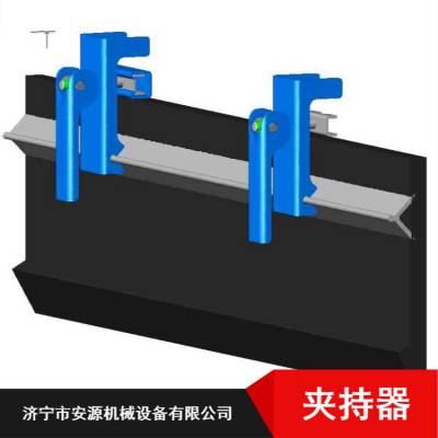 防溢裙板夹持器 导料槽密封T型夹持器手柄 镀锌夹持器