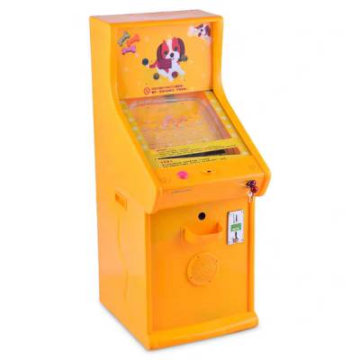 弹珠机扭蛋机粉色款 儿童娱乐设备小机器高盈利厂家直销