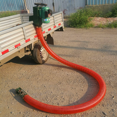 粮食转运吸粮机 车载软管抽粮机 灰沙粉末绞龙上料机