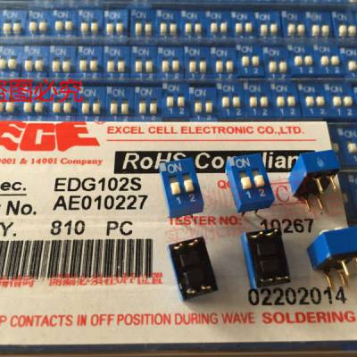 ԭװ̨ECE 2λ 뿪 EDG102S 2.54MM 2P ɫ ƽ