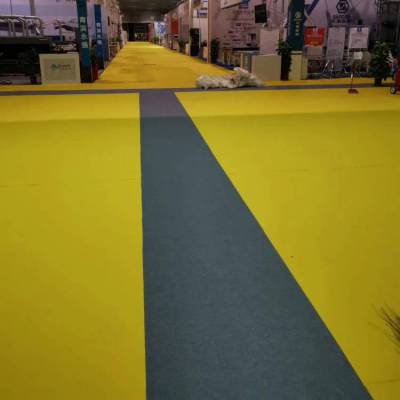 深圳龙岗供应安装展会展览地毯阻燃地毯覆膜地毯