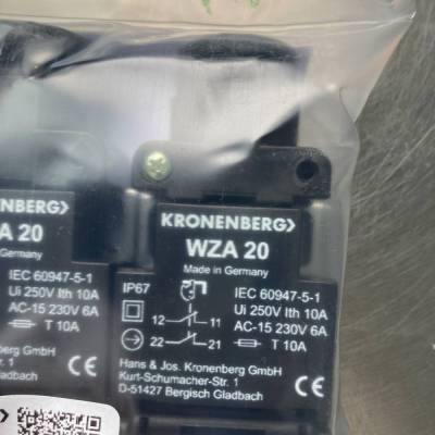 原厂供应Kronenberg 安全联锁开关 WZA20+BBA 流量开关 安全联锁