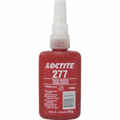 LOCTITE/乐泰 螺纹锁固胶-超高强度耐高温型 277 红色 高强 50mL 1支