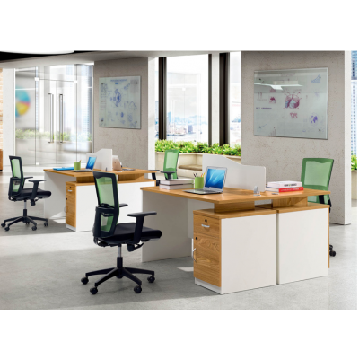 办公家具4人位办公桌椅组合简约现代职工电脑桌双人办公桌