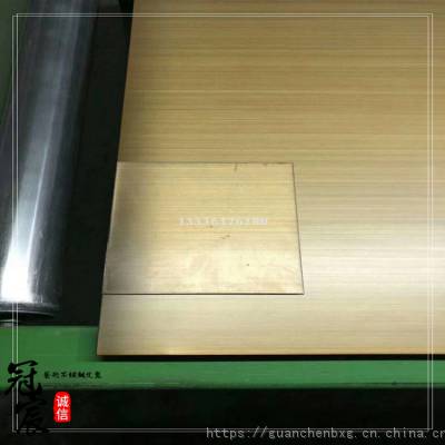 山西大同庭院门厂家用发黑红古铜拉丝不锈钢板 仿铜门花配件