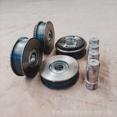 LD300起重机车轮 行车锻造行车轮 电动单梁驱动轮