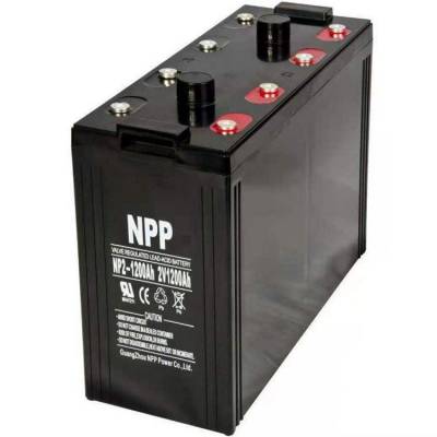 NPP耐普蓄电池 NP2-1200AH 2V1200AH电力系统直流屏EPS配套电池