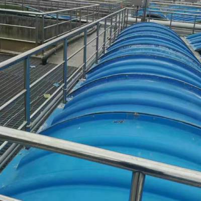 玻璃钢污水池密封罩加盖密封好防止臭气泄漏