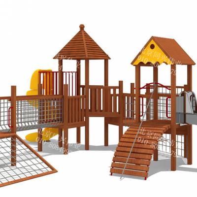 幼儿园户外树屋儿童滑梯游乐设施景区树屋组合滑梯厂家定制