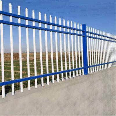 方管铁艺围栏 开发区锌钢围栏网 三横杆锌钢护栏网
