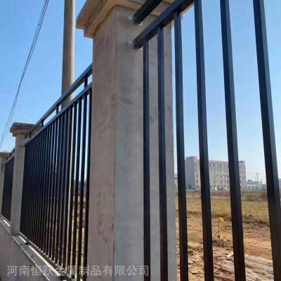 河南开封铁艺护栏厂 铸铁栏杆 铝艺围栏 铁大门定做带安装