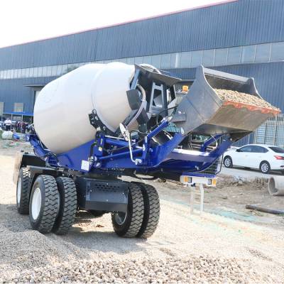 小型混泥土搅拌车 建筑工地用运输车 移动式罐车